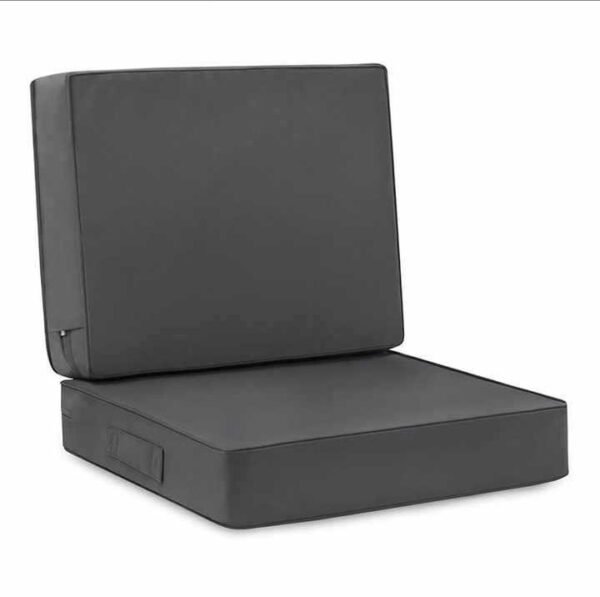 Custom Waterproof Patio Chair Seat And Back Cushion Set Portable Sponge Sofa Cushion Removable Outdoor Patio Seat And Back Cushion High Density Sponge Sofa Chair Cushion With Handle