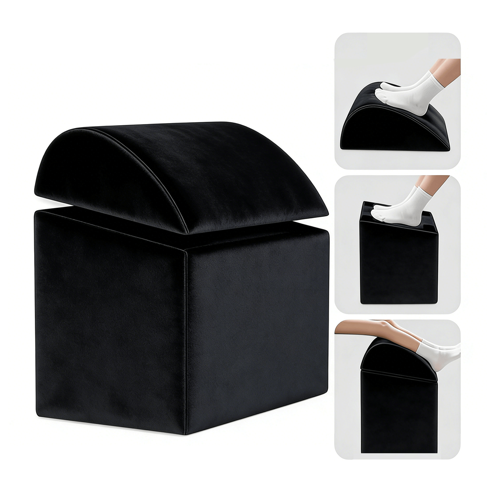 Trapezoidal Foot Rest Stool Foam Footrest Cushion Trapezoidal Foot Rest Stool Foam Footrest Cushion