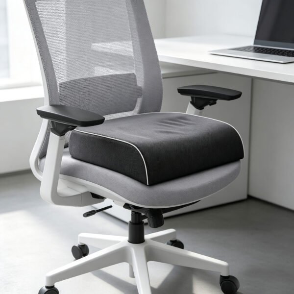 Office Chair Cushion, Memory Foam Seat Pad For Long‑time Sitting Relief
